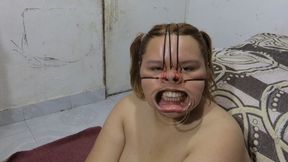 BBW BONDAGE with cum facial