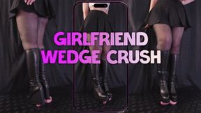 Your Girlfriend Carelessly Crushing Your Cock and Balls in Steve Madden Akira Wedge Boots (Vertical Version) - TamyStarly - Cock Balls Crush Trample, Shoejob, CBT, Trampling, Bootjob, Stomping