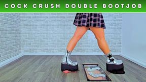 Crushing & Draining Your Cock & Balls TWICE Under My MONSTER Platform Boots (251) - Body Cam - Cum Trample Trampling CBT Ballbusting Shoejob Bootjob