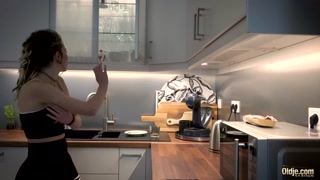 Amazing hottie hard pussy fucked &nbsp;for the first time and she can't get enough of his dick