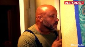 LETSDOEIT Busty Traveler Darcia Lee Fucked Hard By Hostel Steward