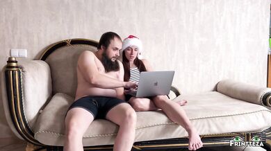 Step Mom Accidentally Sits On Cock and Makes Step Son Shoot Cum Inside Pussy