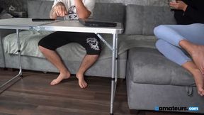 Sneaky cock sucking
