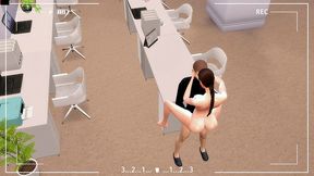 сamera in the office captured passionate sex between two employees