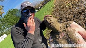 A muddy human ashtray - Master Bex - MP4 SD