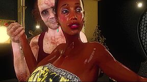 Coco Love Ebony Slut Fuck With An Old Hugly Man And His Friends