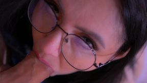 perverted man anal fuck his girl s, and she gets cum in mouth.