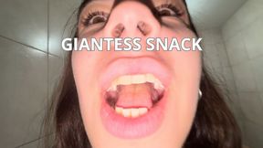 Giantess Mouth POV: Tiny Man Becomes My Snack