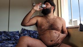 water belly. bloated