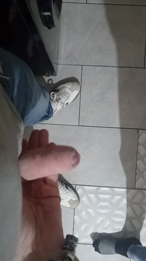 Cock and Balls Beat with Spatula Hard