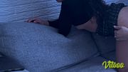 I get my girlfriend to jerk my cock and suck it - sexy Latina - Fancentro full video