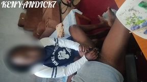 African Nanny Playing with My Black Dick When My Wife Was at Work
