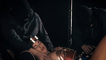 Big titted Wonder Woman got caught and dominated the other day and enjoyed it a lot