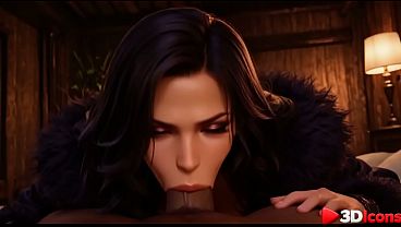 This witch lures in strong guys with big dicks and fucks them until they'_re completely exhausted [AI]