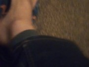 Blue Nike Shoes & Barefoot (No Audio)