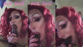 ava sinz deepthroating giant 12 inch black thug