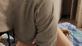 Finnish Gay Boy Trying a Genuinely Big Black Dildo for the First Time, Part 2