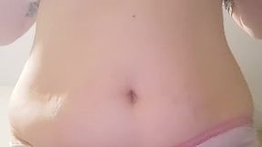 Japanese wife gives sneakily seductive strip tease, showing off her big thick Asian tits