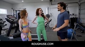 RoughUse - FreeUse Teen Is An Anytime Sex Object For Personal Trainer - Madi Collins, Aria Carson, Robby Echo