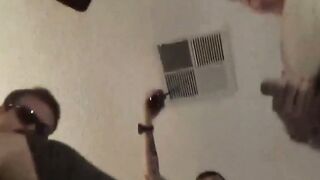 Wetter Than a Swimming Pool Party Frat Brothers Drench Newbie in Epic Cock Frenzy!