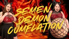 Semen Demon Cumflation - Cum Hungry Demoness Sydney Screams Opens a Portal in Your Bed to Consume Your Cum Until Her Belly Expands - Belly Expansion, POV Virtual Sex, Cum Inflation - HD 1080 MP4