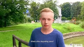 Hungry Hairy-Chested Czech Twink Rides Hard Outdoors – XXXGayScene 18+