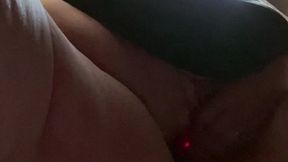 Solo amateur squirting with Lovense lush at work under desk