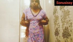 Indian Femboy Sonusissy in Gown