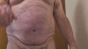 Silver Daddy Boxer – POV Shadowboxing Naked
