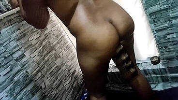 Hot Big Booty Ashavindini Play with Ass Hole and Black Big Dick Hard Fuck Cum Inside