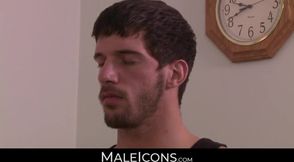 MaleIcons.com - Ty's dominant grip, pulling his partner's head down on his throbbing