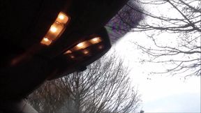 Filthy milf gives blowjob gets cum in mouth cim b4 giving myself a loud screaming orgasm ( car bj & orgasm )