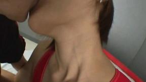 ”Japanese Babe Fingering Bushy twat Uncensored”