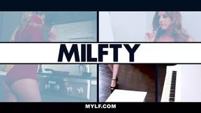 Washing machine MILF orgasms