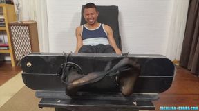 Javier's Endurance Tickling on His Feet, Sides, Armpits, and Cock 1080p (HD) Pt2