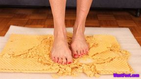 Sylvia Barefoot Wafer Crush - Food Crushing - HD MP4