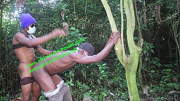Hot public fuck in the bush in the plantation under the midday sun between two straight footballers after training in a football stadium. live exclusively on xvideos.com and xvideos red