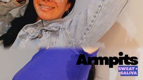 Sucking my sweaty armpits