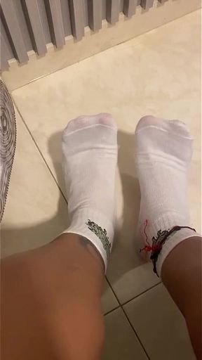 Walking Through the City of Cartagena and Then You Sit Down to Adore My Big Feet as I Deserve