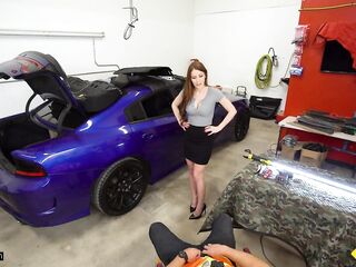 Roadside - Busty MILF Gets Fucked by Car Mechanic