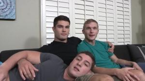 raw three-some With Pete, Tanner, And Forrest - butthole Lovemaking