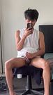 Asian boy left alone in the house