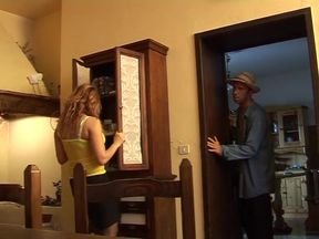 The solitary landlady dreams a cock