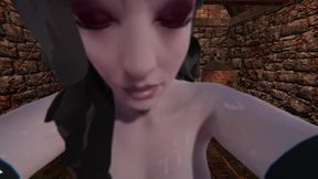 POV fucking Yennefer of Vengerberg and cumming inside her -  3D Hentai