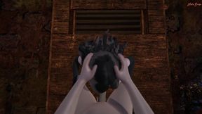 POV fucking Yennefer of Vengerberg and cumming inside her -  3D Hentai