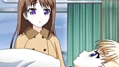 Blonde teen with anime tits takes on oni Chichi Kakeeshon in a hot cartoon sexcapade