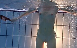 Hot underwater chick Nastya naked and hot