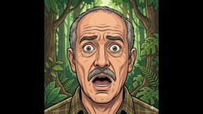 Old Man Young Woman With Forest Fantasy