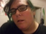 Trashy Transgender Goth Smoking Fetish ~Adorable~