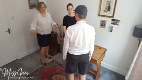 Kaspers detention with Headmistress and Teacher FULL film caning and OTK spanking